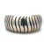 Sterling Silver Ribbed Vintage Navajo South Western Style Oxidized Cuff