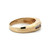14K Gold Multi-Diamond Bezels in a Channel-Set Geometric Ring Size 10