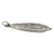 Vintage 14K White Gold Filigree Art Deco Diamond Pendant