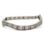 Vintage 10K White Gold Diamond Filigree Flower Bracelet Approx. 7"