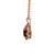 Le Vian 14K Rose Gold Checkerboard Oval Garnet with Diamond Halo Pendant Necklace 19"