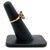 10K Yellow Gold Mossy Green Agate with Diamonds Ring Size 4.5