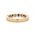 14K Gold Alternating .34tw Sapphires and .23tw Diamond Infinity Ring Size 6.75