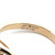 14K Gold 1.50tw Garnet Circle with .13tw Diamond Accents Bypass Wave Ring Size 6.75
