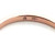 14K Rose Gold .19tw Diamond Bezels Zigzag Pattern Infinity Ring Size 6.75