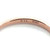 14K Rose Gold .19tw Diamond Bezels Zigzag Pattern Infinity Ring Size 6.75