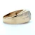 14K Yellow Gold Arrow Design App 1ct Round Diamond Mens Wedding Band Size 11