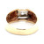 14K Yellow Gold Approx 0.35ct Round Diamond Men's Ring Size 9
