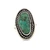 Sterling Silver Green Turquoise South Western Style Statement Ring Size 6.5