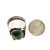 Sterling Silver Turquoise South Western Style Sculpted Statement Ring Size 11