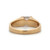 14K Yellow Gold Diamond App .75ct Princess Cut Diamond Solitaire Tension Set Engagement Ring Size 7.25