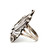 Sterling Silver South Western Style Fashion Ring Size 5