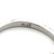 Platinum Diamond Infinity U-Shaped Wedding Wrap Band Ring Size 7.5