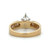 14K Yellow Gold App .60ct Pear Shaped Diamond Baguette Channel Set Accented Band Engagement Ring Size 5