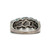 Sterling Silver Diamond Band Cluster Ring Size 5.75