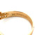18K Yelllow Gold 0.55cttw Square Rubies and 0.38cttw Round Diamonds Chevron Band Ring Size 8