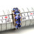 Sterling Silver Tanzanite Oval Cut Five Stone With CZ Accents Stacker Ring Size 7