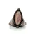 Sterling Silver Mother Of Pearl South Western Style Fashion Ring Size 4