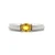 Sterling Silver Citrine Oval Cut Solitaire Stacker Ring Size 6