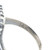 14K White Gold Double Orange Glass "Toi Et Moi" Stacked Flat-Topped Ovals in a Filigree-Setting Ring Size 3.5