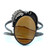 Sterling Silver Tigers Eye South Western Vintage Navajo Style Cuff