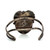 Sterling Silver Tigers Eye South Western Vintage Navajo Style Cuff