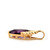 14K Gold Amethyst Marquise in a Top Wrap Setting with One Side Diamond Accents and One Side Twisted Gold Pendant