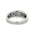 Platinum 900 Alternating .50tw Alexandrite Circles with .24tw Diamond Circles Cluster Ring Size 5.75