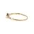14K Gold .15tw Citrine Marquise with Bilateral .08tw Diamond Bezel Accents Ring Size 7