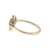 14K Gold .58tw Ruby Oval with .15tw 4-Diamond Accents and Halo Ring Size 6.75
