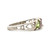 Sterling Silver Multi Stone Marquise Cut Heart Detailing Band Work Fashion Ring Size 8