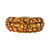10K Gold .60tw Orange Citrine Crusted Dome Design Chunky Ring Size 7
