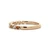10K Gold Alternating Orange Citrine Bezels with Diamond Bezels Ornate Ring Size 7