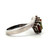 Sterling Silver 5-Stone Emerald Cut Multi-Gem Bypass Ring Size 8
