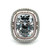 Sterling Silver Cushion Cut CZ Double Halo Statement Ring with a Pave Band Ring Size 8