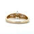 14K Yellow Gold App .40ct Marquise Diamond Channel Set Accented Engagement Ring Size 10.25
