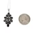 Sterling Silver Sapphire Eleven Stone Oval Cut Cluster Necklace