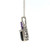Sterling Silver Black Onyx Emerald Cut With Marquise Cut Amethyst Accents Necklace