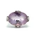 Sterling Silver Amethyst Oval Cut  With Four Turtle Accents Statement Ring Size 10