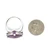 Sterling Silver Amethyst Oval Cut  With Four Turtle Accents Statement Ring Size 10