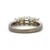 Sterling Silver Multi Semi Precious Gemstone Princess Cut Stacker Ring Size 8