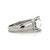 Sterling Silver CZ Oval Cut With Round Cut Accents Fashion Ring Size 8