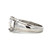 Sterling Silver CZ Oval Cut With Round Cut Accents Fashion Ring Size 8