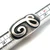 Sterling Silver "C" Modernist Initial Ring Size 6