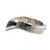 Vintage Sterling Silver Mexican Tiger's Eye Onyx Inlay Interlocking Bangle Bracelet