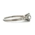 Vintage Platinum App 1.0ct European Cut Diamond Accented Band Filigree Crown Detail Engagement Ring Size 7