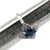 18K White Gold 1.72ct Sapphire .62cttw Diamond Accented Birthstone Engagement Ring Size 6.75