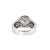 Sterling Silver CZ Halo Ring Size 6