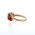 Sterling Silver Gold Tone Opal Ring Size 9.25
