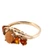Sterling Silver Gold Tone Opal Ring Size 9.25